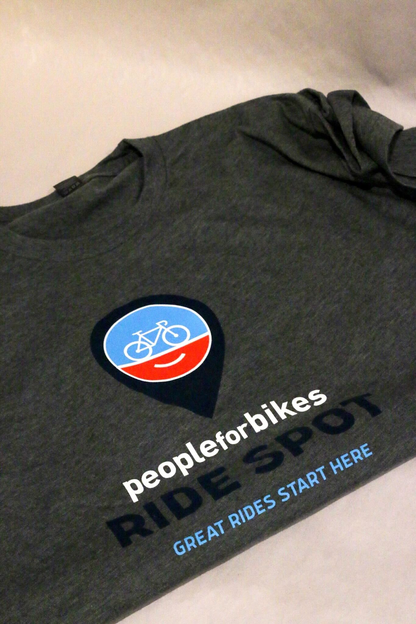 PeopleForBikes Ride Spot Pin Tee