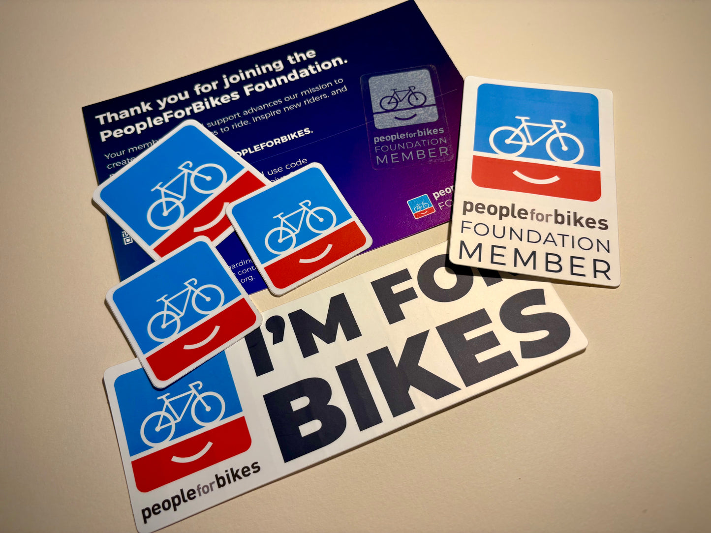 PeopleForBikes Foundation Member Decal Kit
