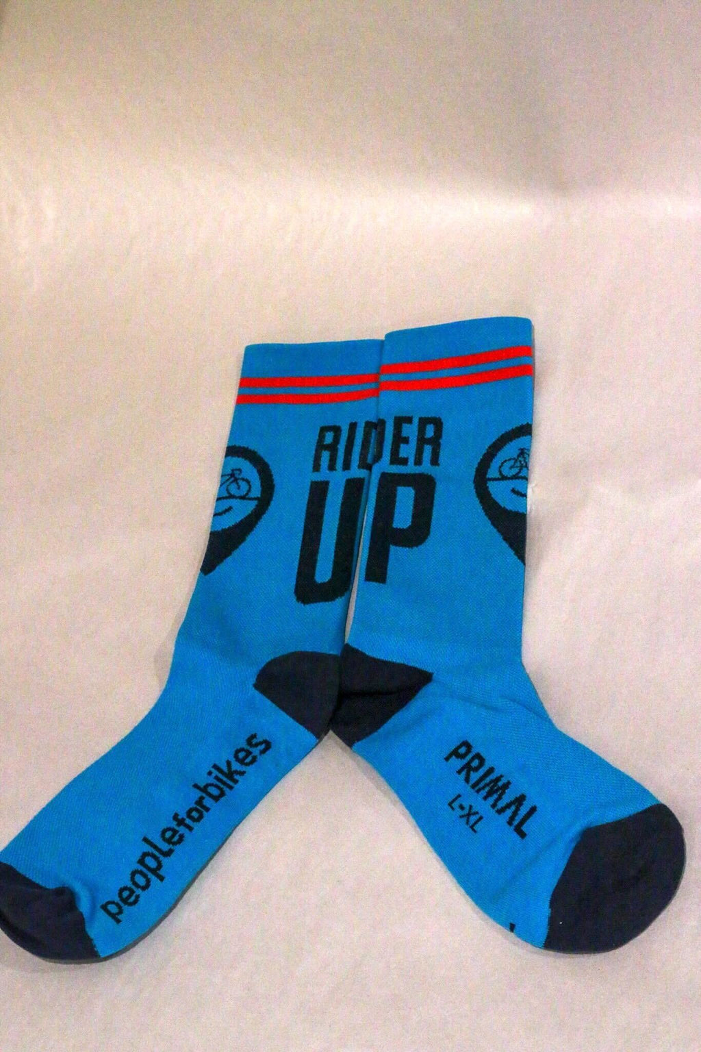PeopleForBikes Ride Spot "Rider Up" Socks